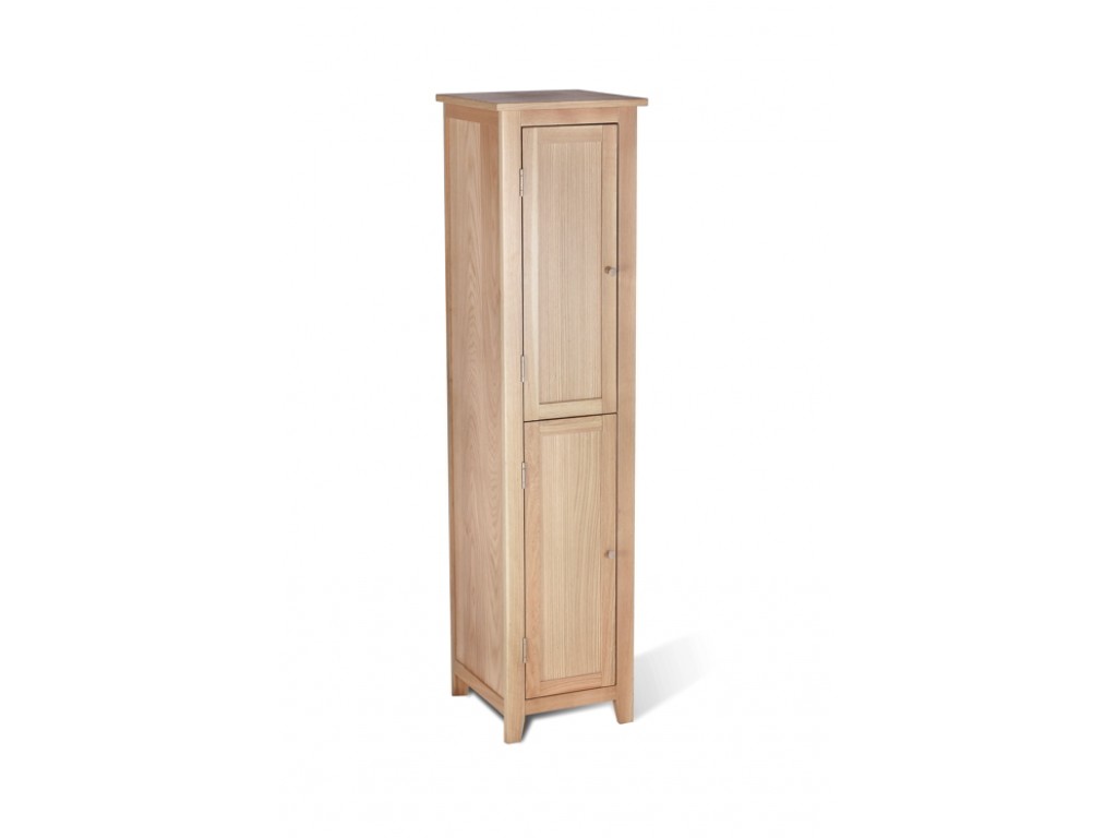 Ocean Oak Tall Bathroom Storage Cabinet