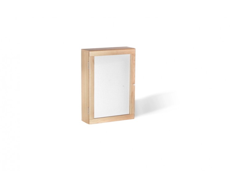 Ocean Oak Bathroom Wall Mirrored Storage