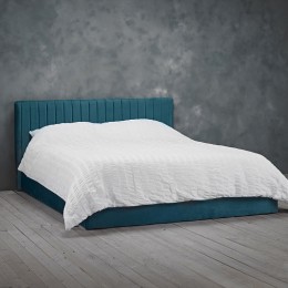 Berlin Bedroom Teal Contemporary Kingsize Bed