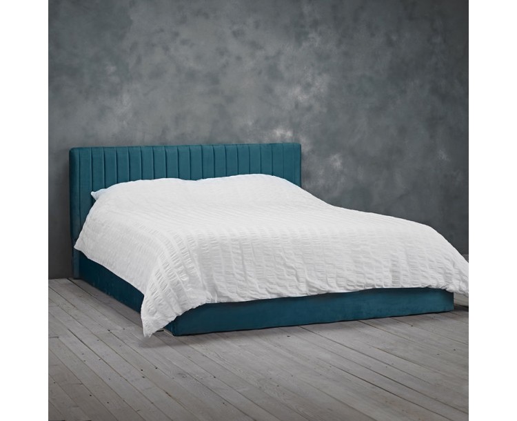 Berlin Teal Bedroom Ottoman Lift Small Double Bed