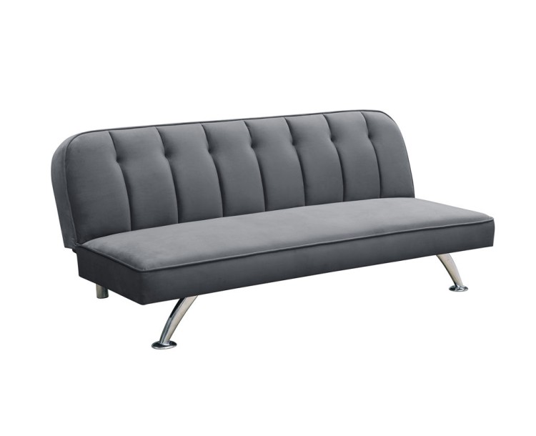 Brighton Grey Contemporary Soft Sofa Bed