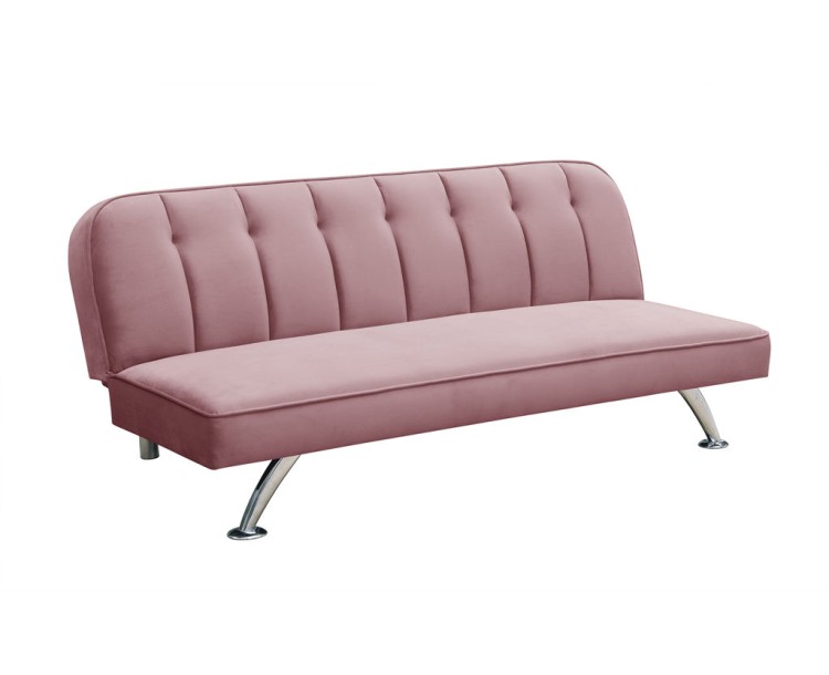 Brighton Pink Contemporary Sofa Bed