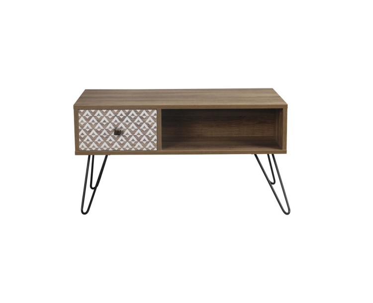 Casablanca Coffee Table Black Wired Legs