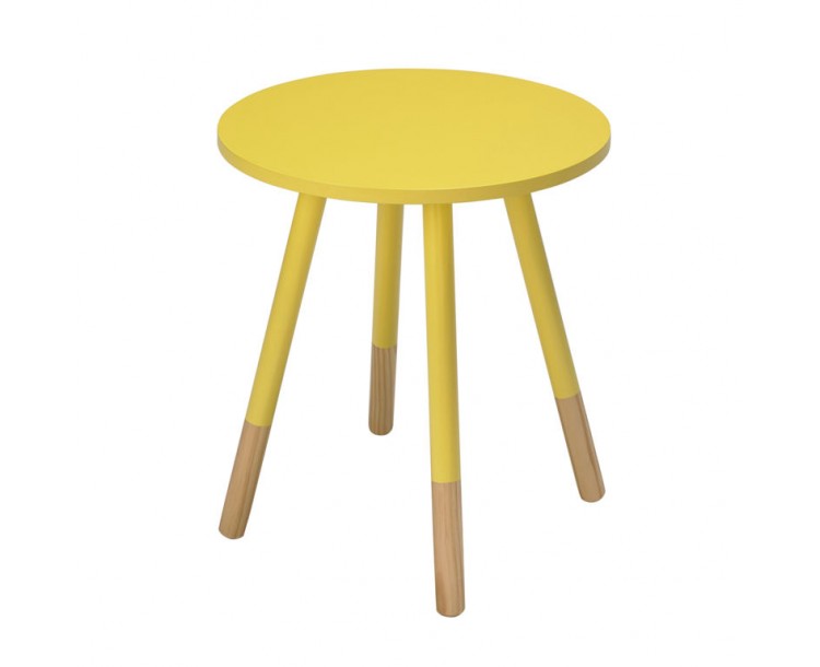 Costa Bright Yellow Side Table