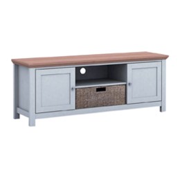 Cotswold Grey Oak Top TV Unit