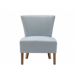 Austen Blue Contemporary Fabric Living Room Occasional Chair