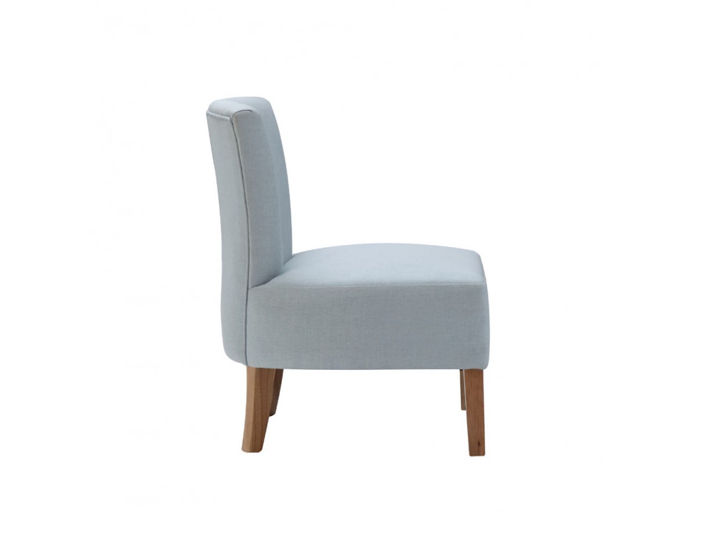 Austen Blue Contemporary Fabric Living Room Occasional Chair