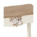 Shabby Chic Vintage Juliette End Lamp Table In Oak-White