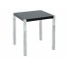 Novello Modern High Gloss End Lamp Table In Black And White