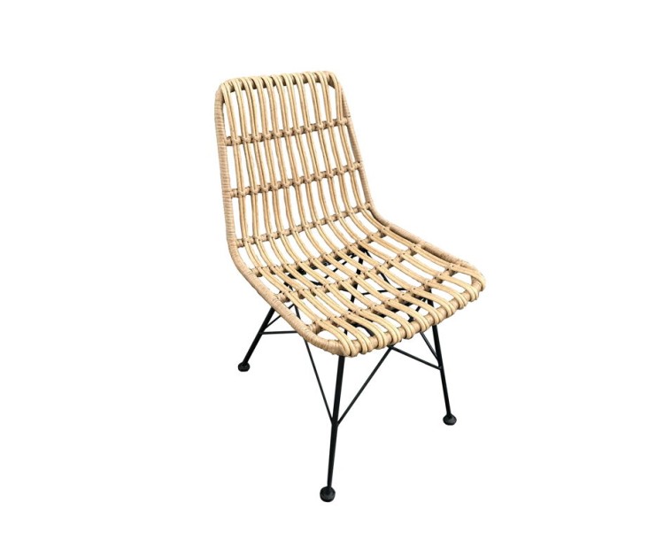 Hadley Poly Woven Rattan Dining Chair