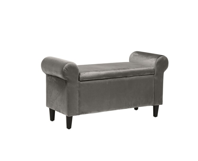 Highgrove Storage Ottoman Grey