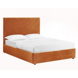 Islington Orange Sophisticated Double Bed