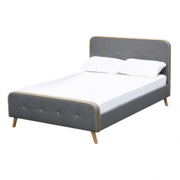 Loft Grey Upholstered 5FT Kingsize Bed