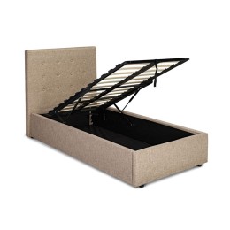 Lucca Plus 3FT Single Bed Beige