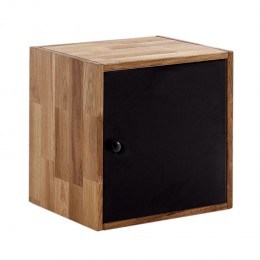 Maximo Oak Storage Range Compact Cube with Door