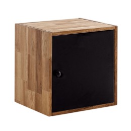 Maximo Oak Storage Range Compact Cube with Door