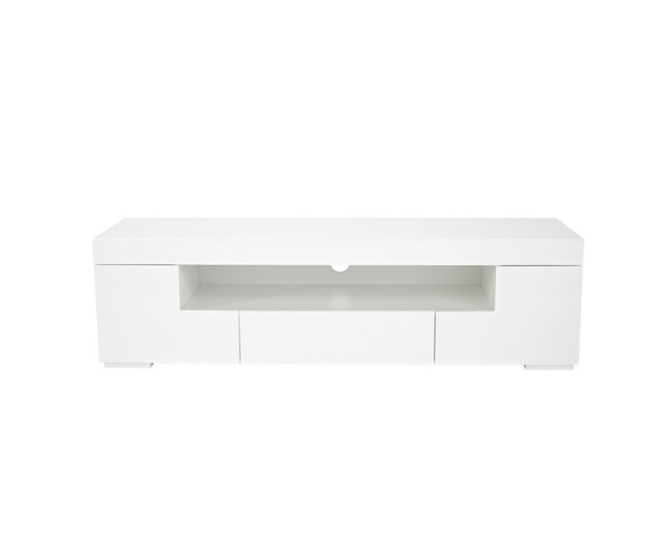 Milano White High Gloss Media Unit