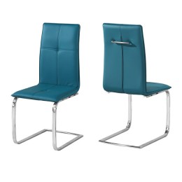 Opus Teal Faux Leather Chair Pack of 2