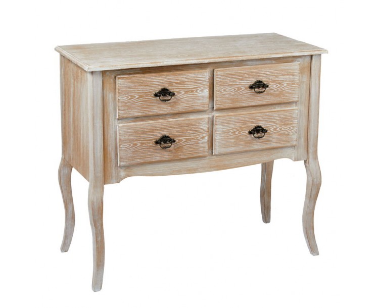 Provence 4 Drawer Chest Weathered Oak