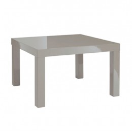 Contemporary High Gloss PUro End Table Stone