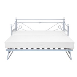 Sienna Silver Contemporary Trundle Bed