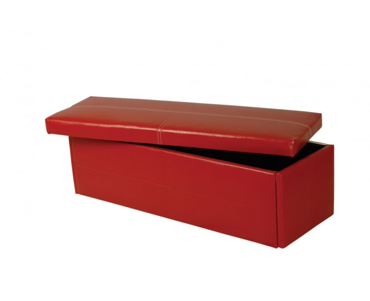 Stanton Faux PU Leather Red Box For Storage