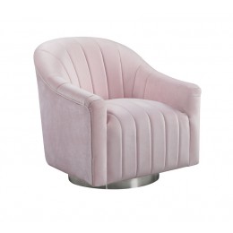 Tiffany Pink Compact Swivel Chair