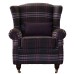 Regal Fabric Queen Anne Fireside Armchair In Various Colours