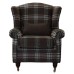 Regal Fabric Queen Anne Fireside Armchair In Various Colours