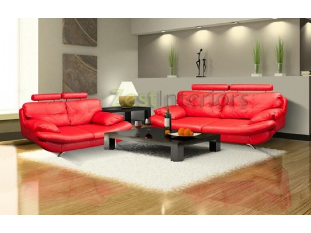 Verona 3 2 Faux Leather Sofa Set W, 3 Piece Red Leather Sofa Set