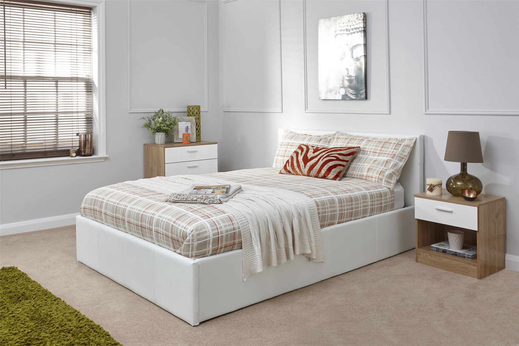 4ft small double ottoman bed and mattress deals